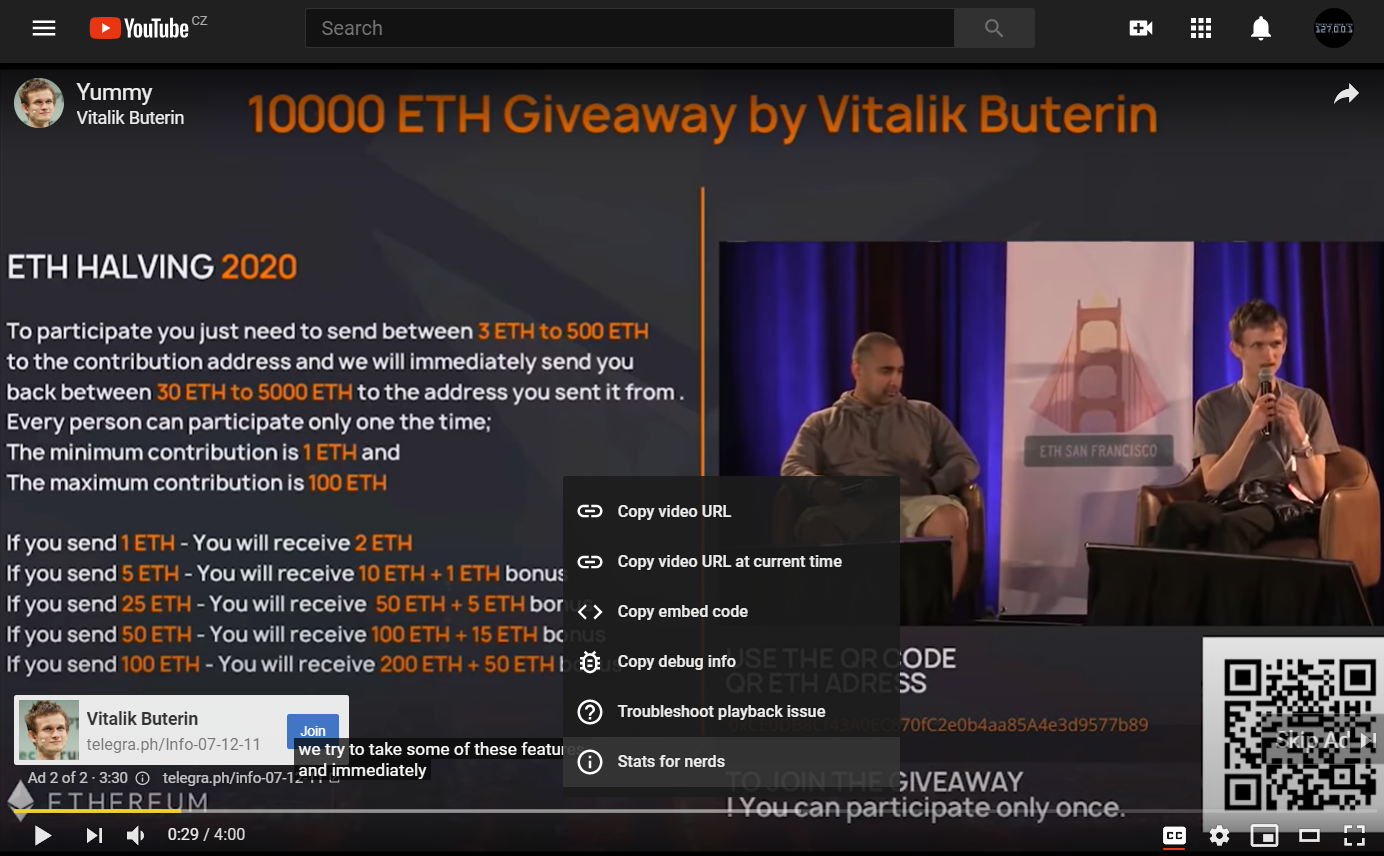 is eth giveaway legit